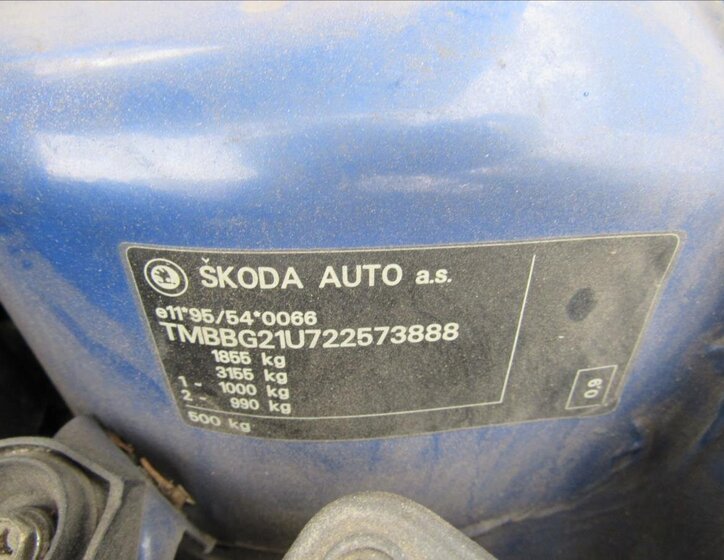 Škoda Octavia Sedan / Limuzína 1,9 l 66 kw