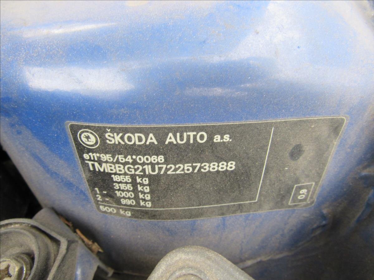 Škoda Octavia Sedan / Limuzína 1,9 l 66 kw