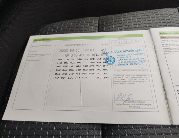 Škoda Superb Kombi 2,0 l 103 kw