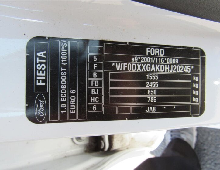 Ford Fiesta Hatchback 998,0 74 kw