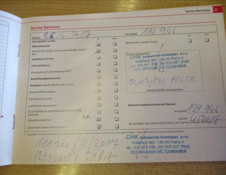 Škoda Superb Kombi 1,6 l 77 kw