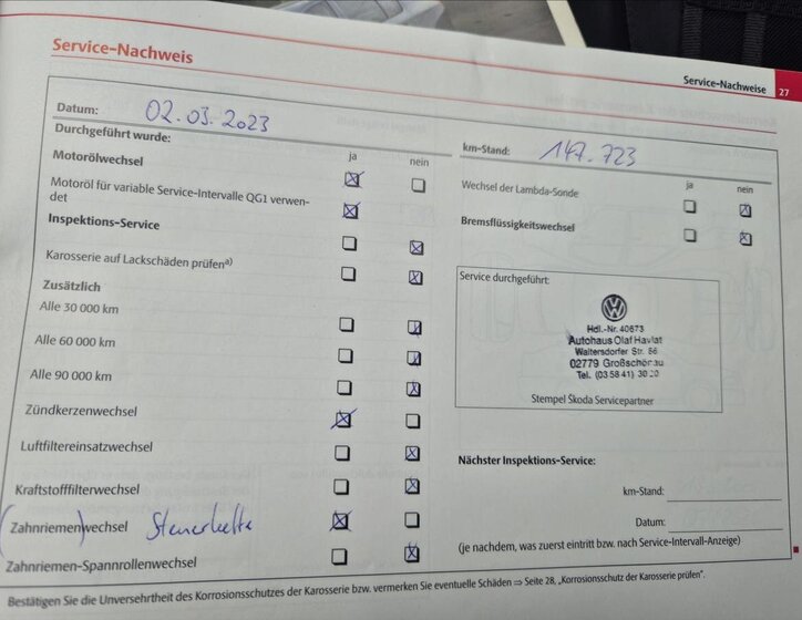 Škoda Octavia Kombi 1,4 l 90 kw