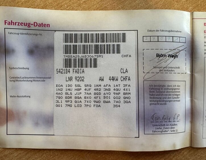 Škoda Fabia Hatchback 1,2 l 44 kw