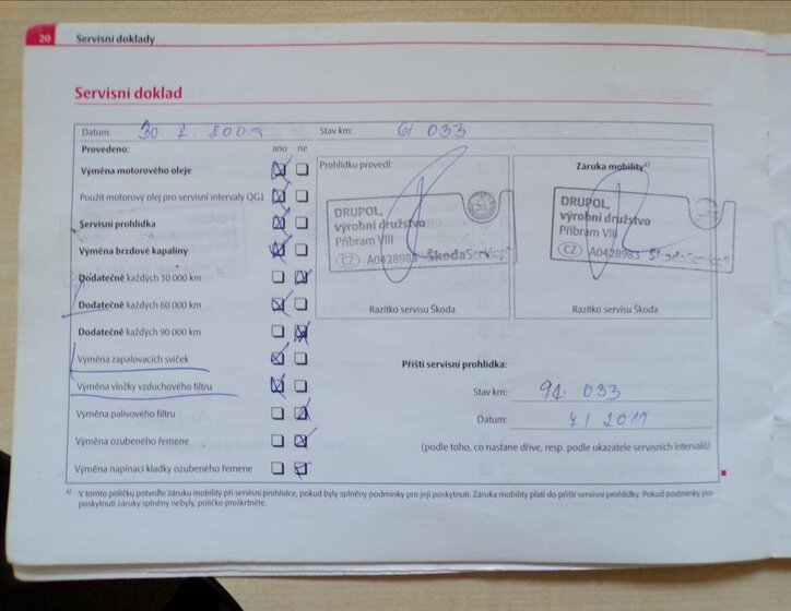 Škoda Octavia Sedan / Limuzína 1,8 l 118 kw