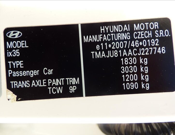 Hyundai ix35 SUV / Terénní 1,6 l 99 kw