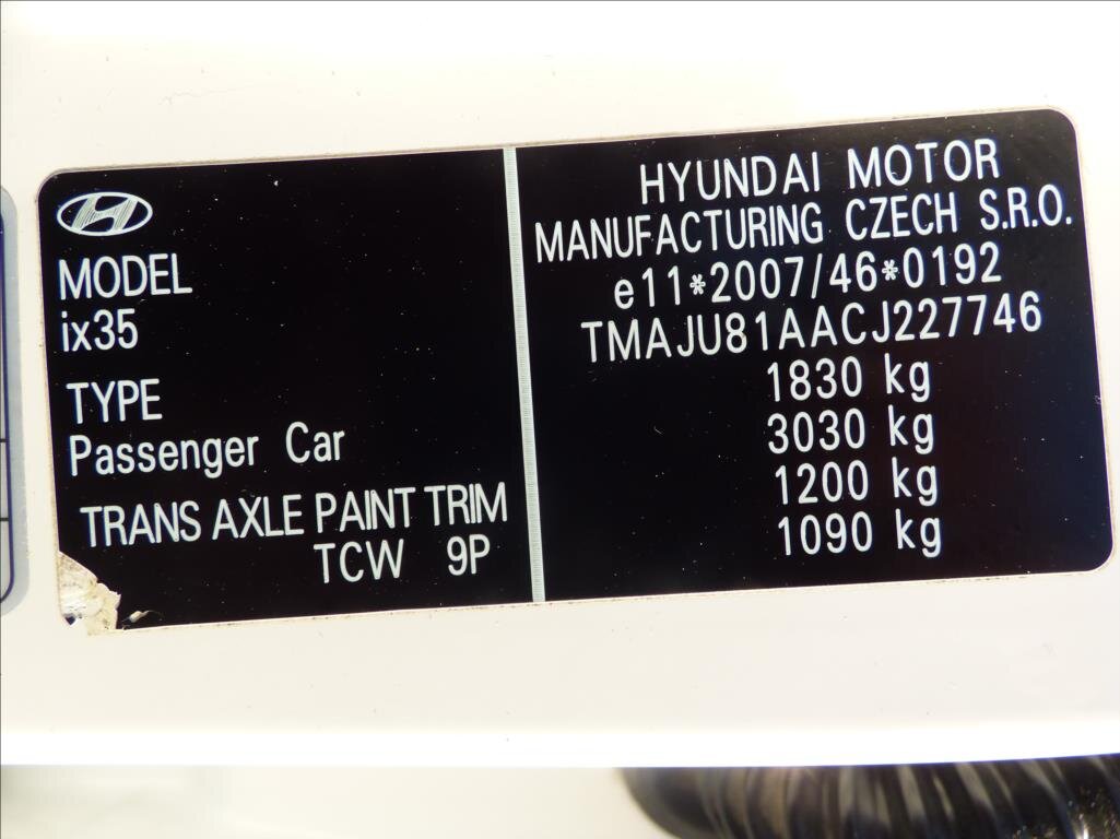 Hyundai ix35 SUV / Terénní 1,6 l 99 kw