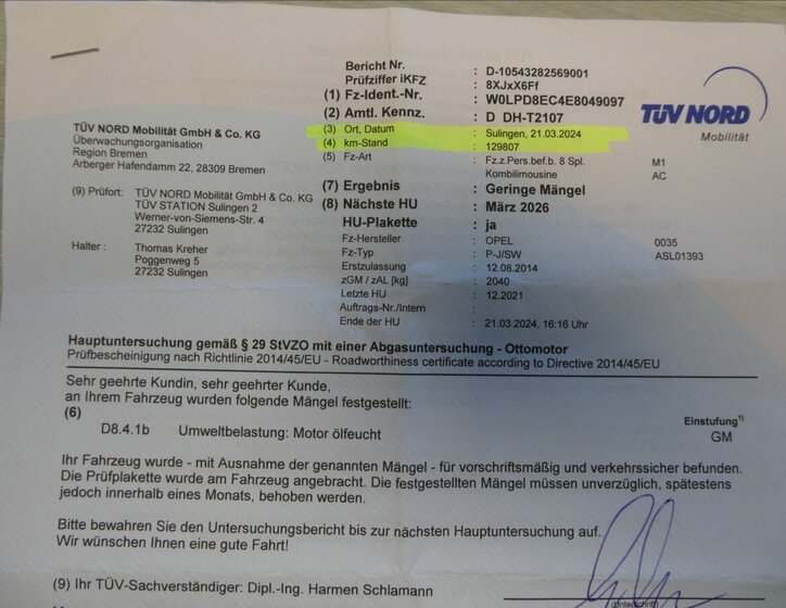 Opel Astra Kombi 1,4 l 103 kw