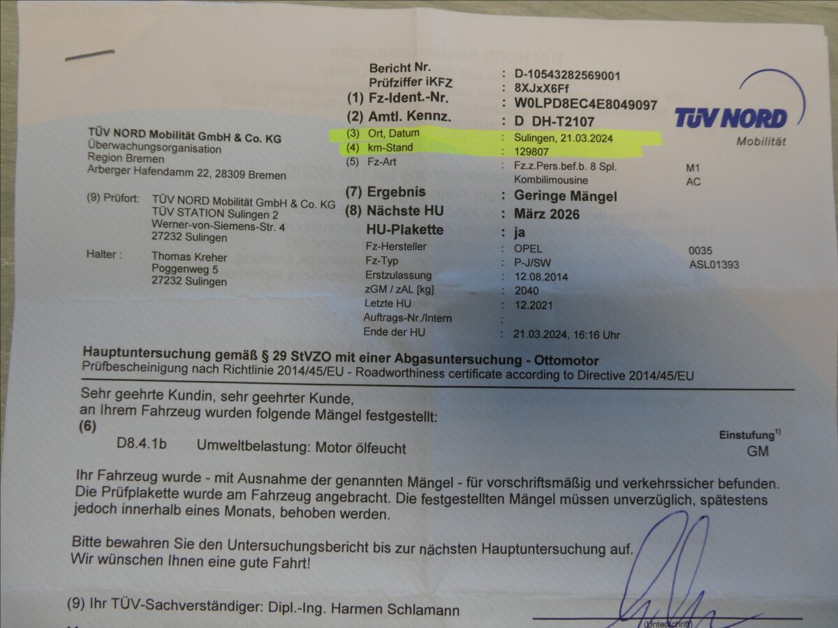 Opel Astra Kombi 1,4 l 103 kw