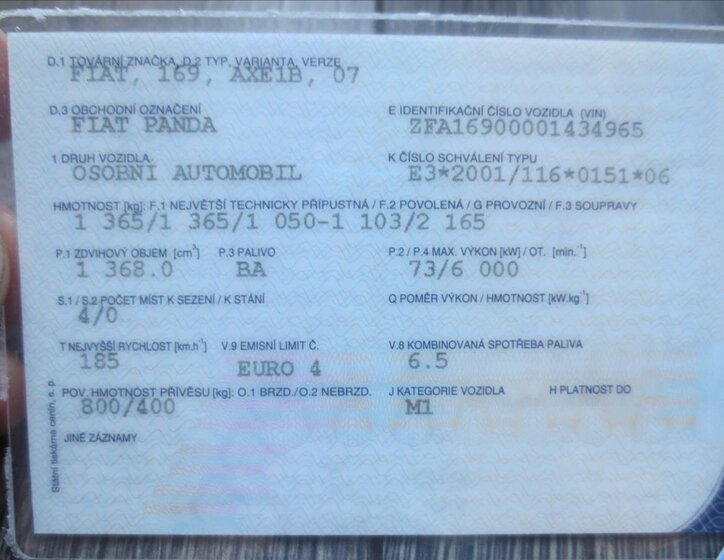 Fiat Panda Hatchback 1,4 l 73 kw