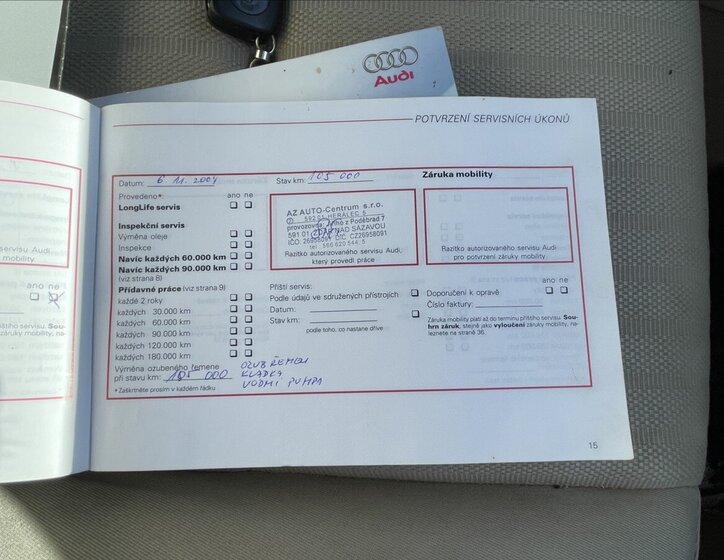 Audi A4 Sedan / Limuzína 1,8 l 110 kw