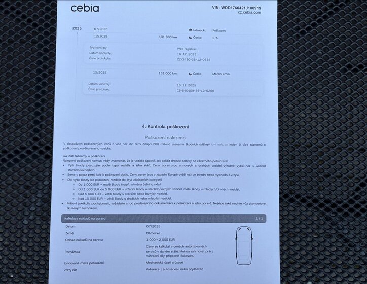 Mercedes-Benz Třídy A Hatchback 1,6 l 90 kw