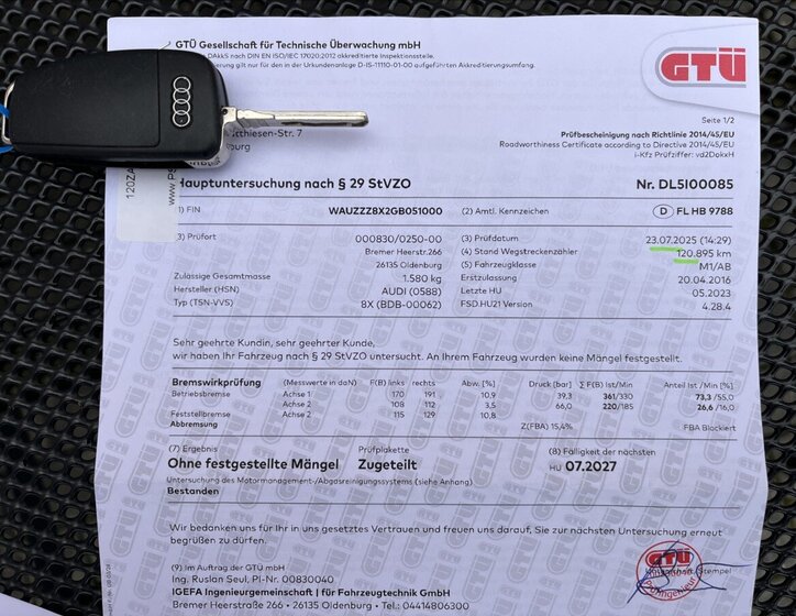 Audi A1 Hatchback 70,0 70 kw