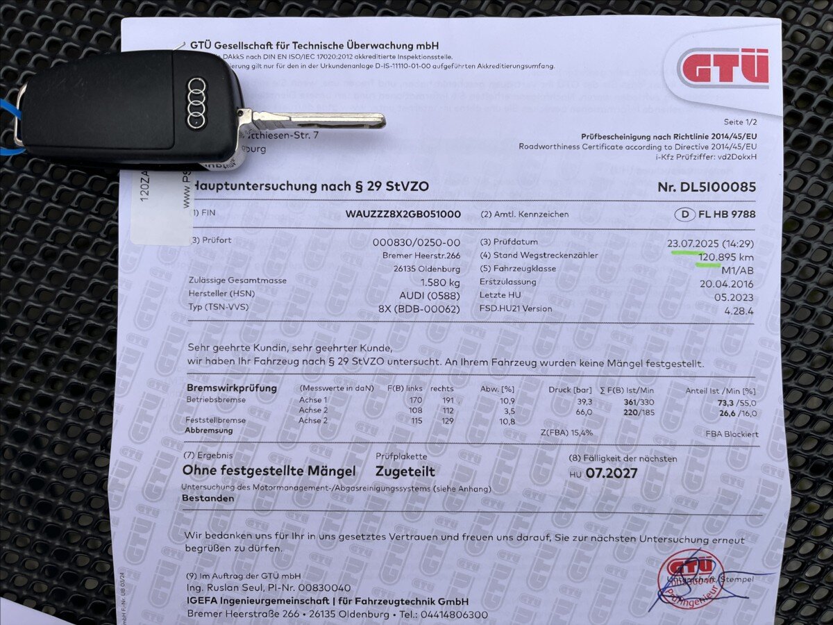 Audi A1 Hatchback 70,0 70 kw
