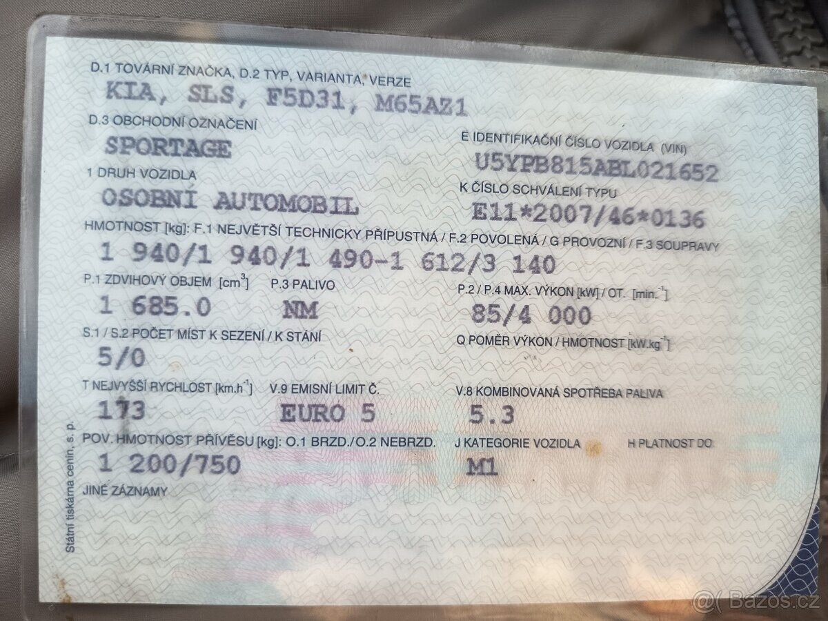 KIA Sportage SUV 0,0 0