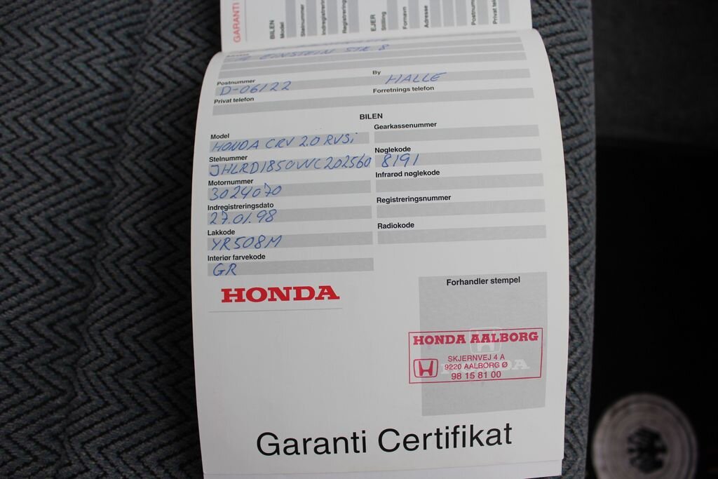 Honda CR-V SUV / Terénní 2,0 l 94 kw