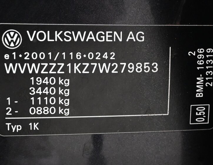 Volkswagen Golf Hatchback 2,0 l 103 kw