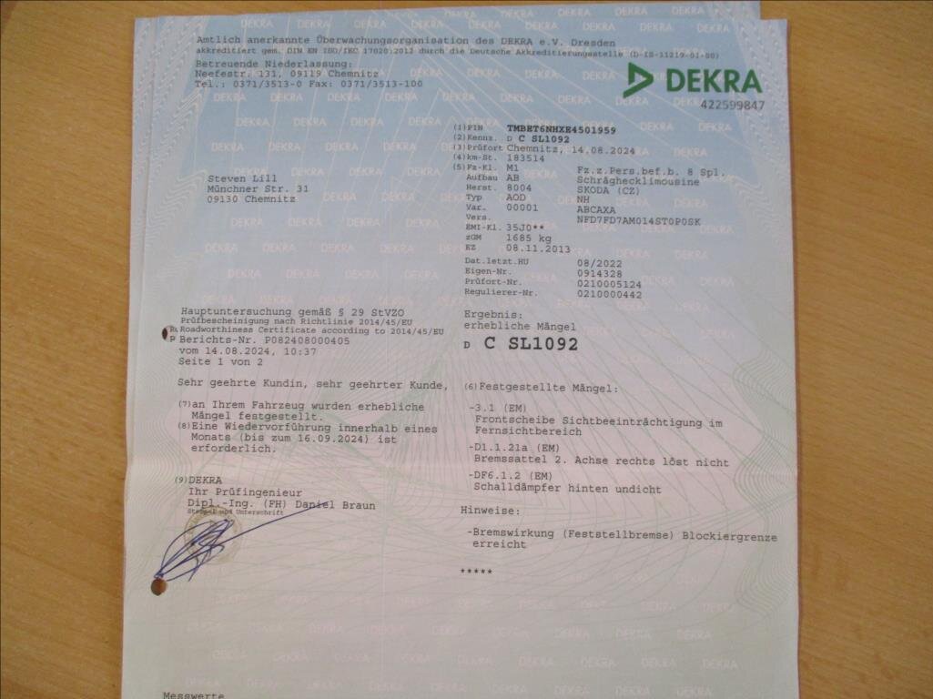 Škoda Rapid Hatchback 1,4 l 90 kw