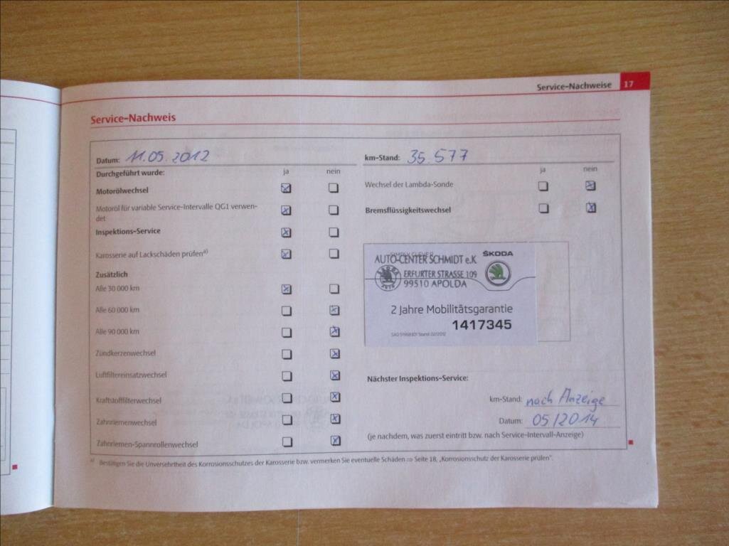 Škoda Fabia Hatchback 1,4 l 63 kw