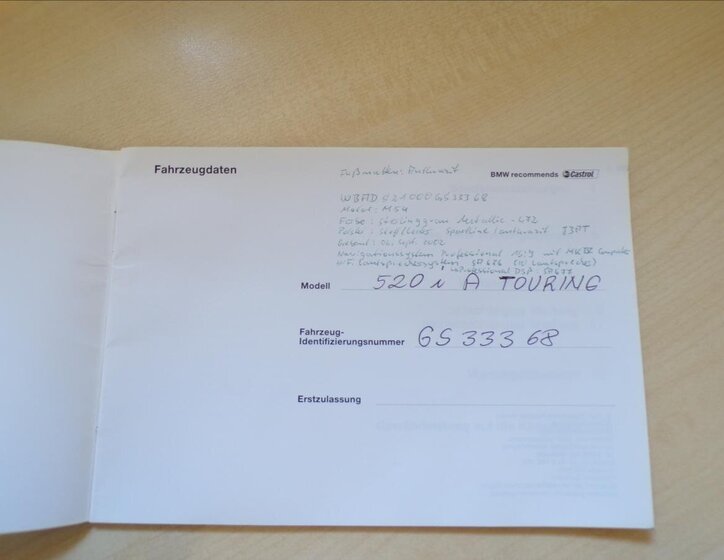 BMW Řada 5 Kombi 2,2 l 125 kw