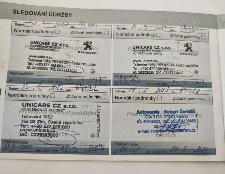 Peugeot 308 Kombi 1,6 l 88 kw