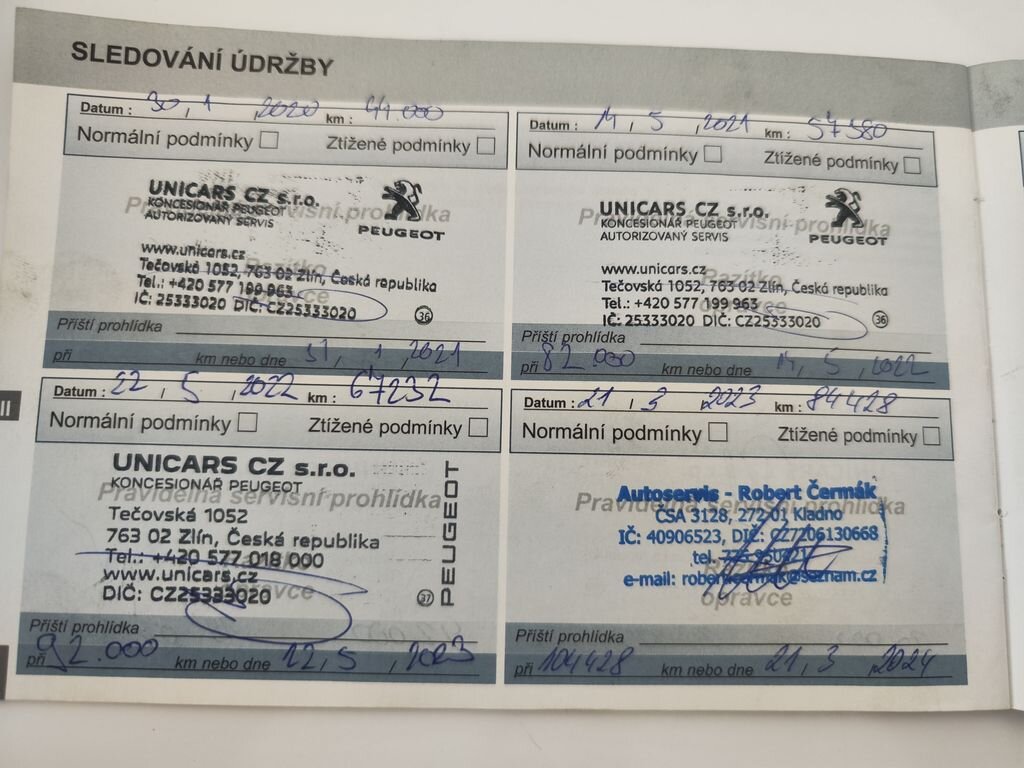 Peugeot 308 Kombi 1,6 l 88 kw