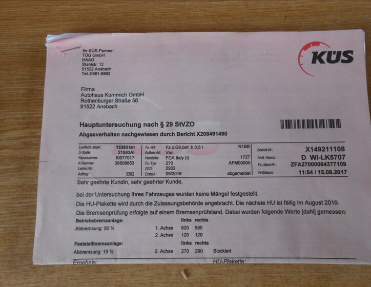 Fiat Scudo Skříň 2,0 l 94 kw