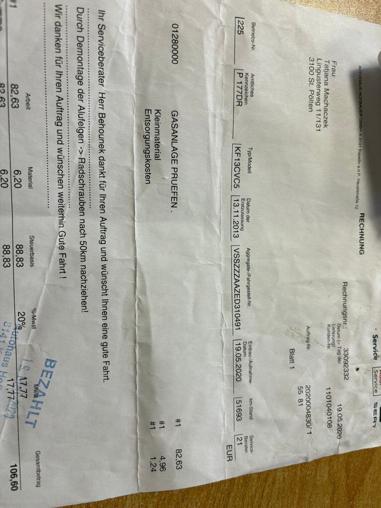 Seat Mii Hatchback 999,0 50 kw