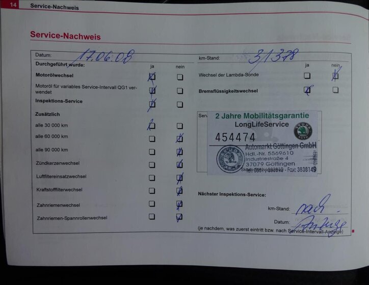 Škoda Octavia Kombi 2,0 l 103 kw