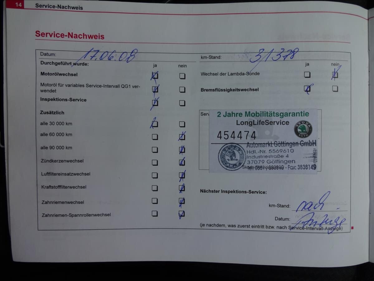 Škoda Octavia Kombi 2,0 l 103 kw