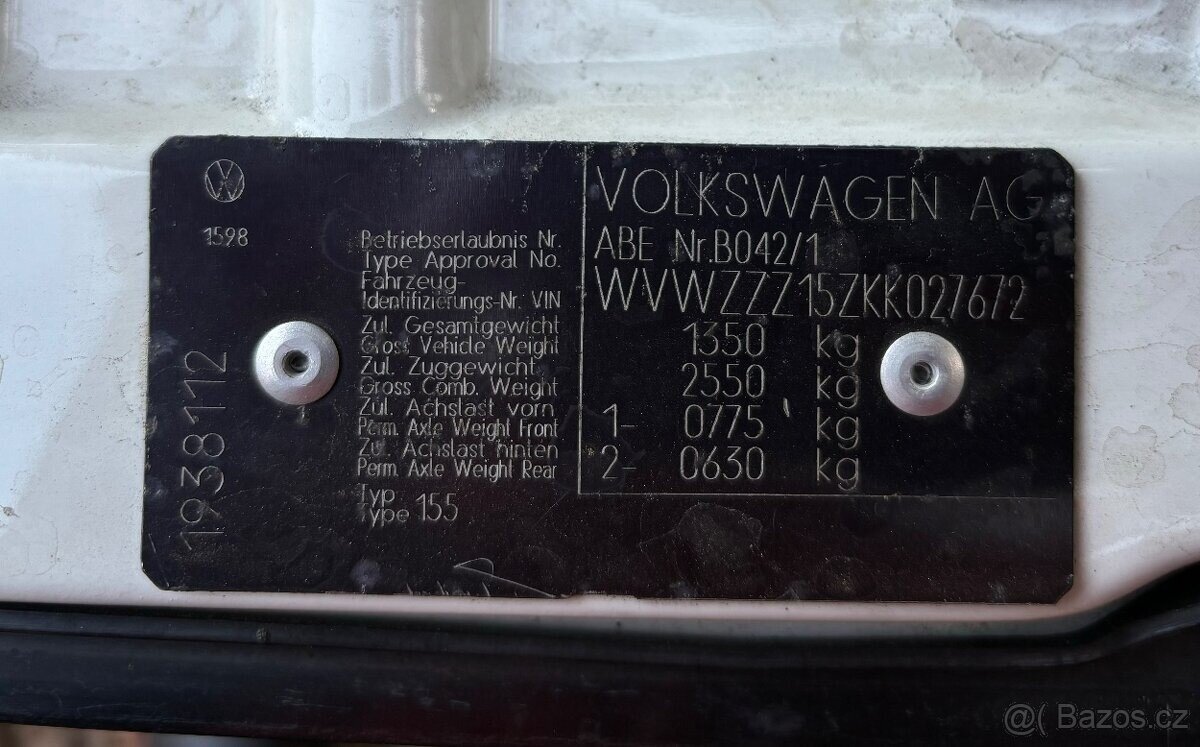 Volkswagen Golf Kabriolet 0,0 66 kw