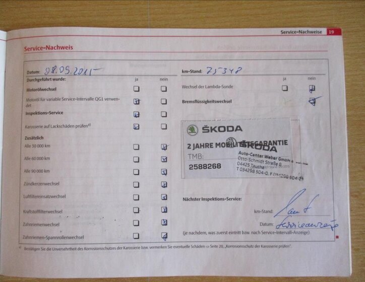 Škoda Octavia Kombi 1,4 l 90 kw