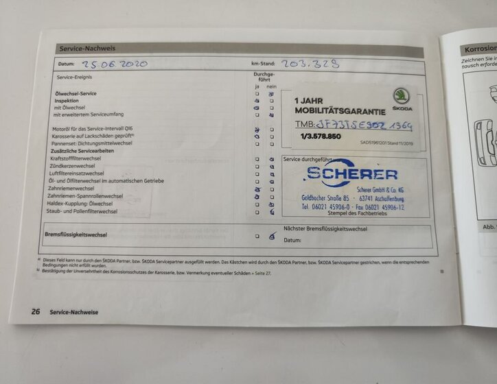 Škoda Superb Kombi 2,0 l 125 kw