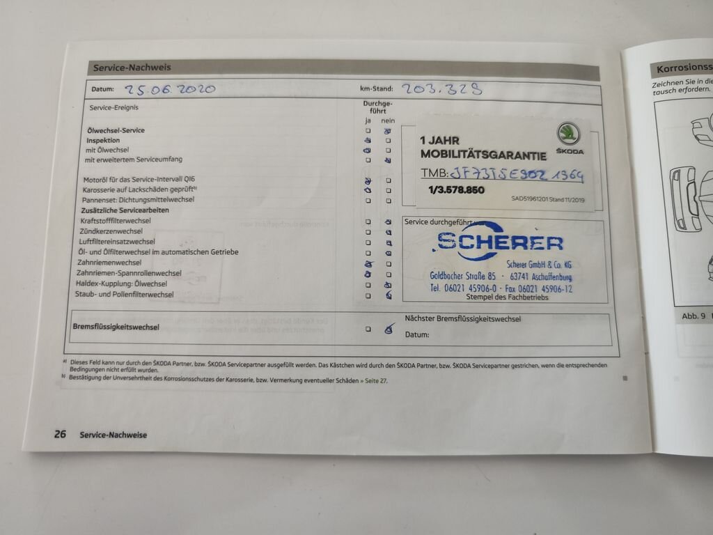 Škoda Superb Kombi 2,0 l 125 kw