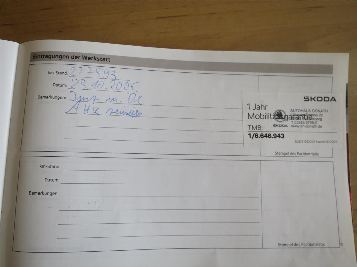 Škoda Fabia Kombi 1,6 l 77 kw