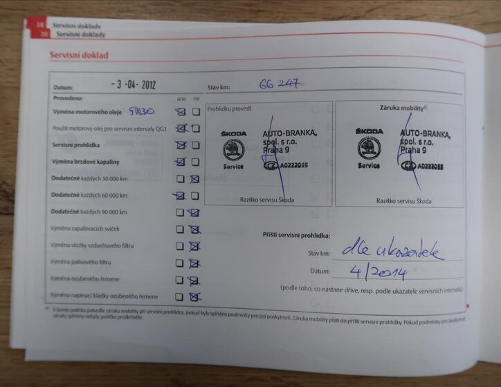 Škoda Octavia Kombi 2,0 l 103 kw