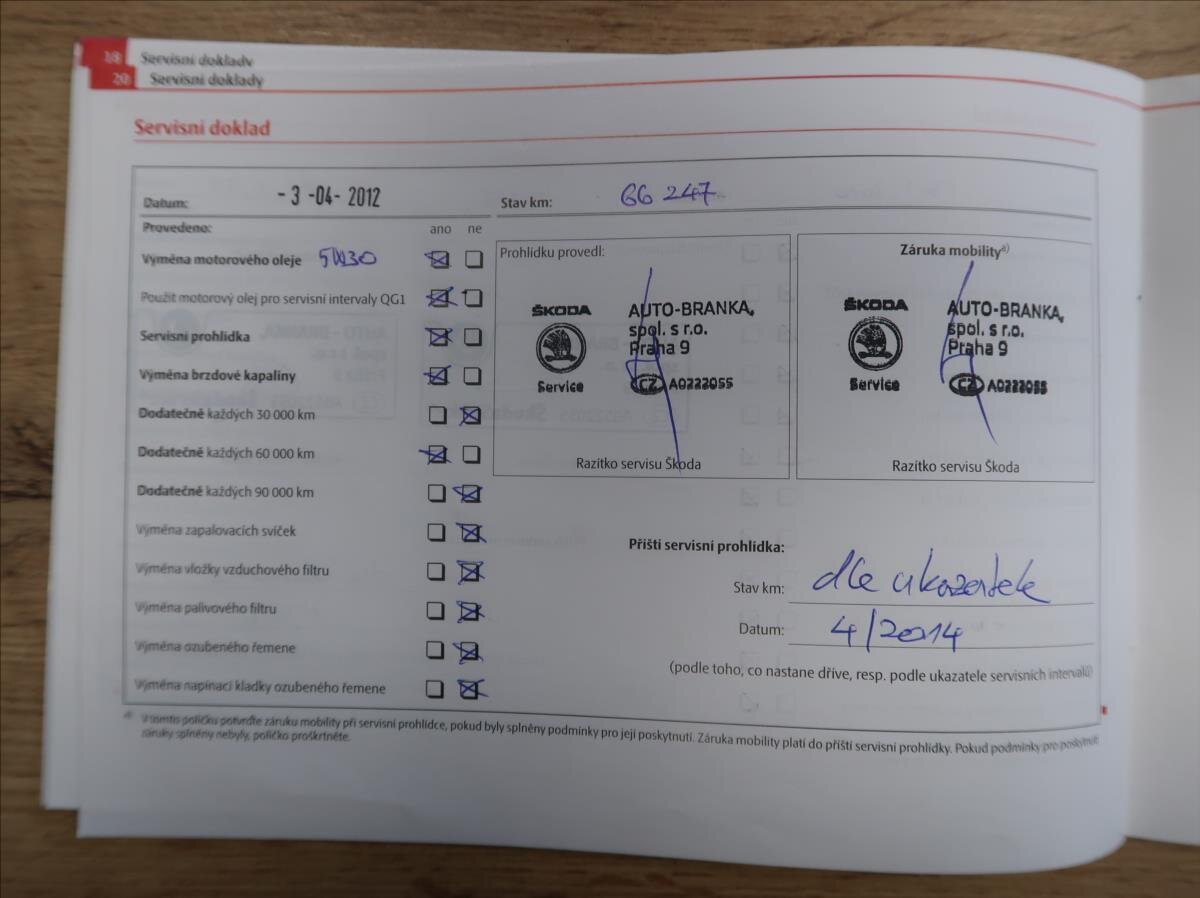 Škoda Octavia Kombi 2,0 l 103 kw