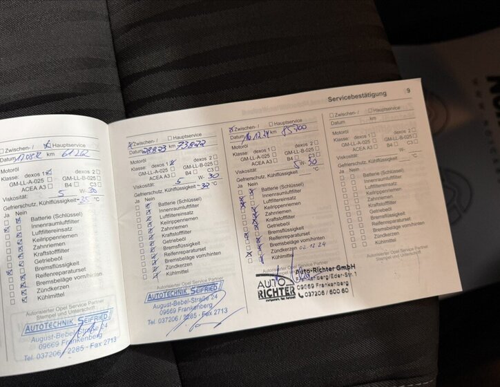 Opel Zafira MPV 1,4 l 103 kw