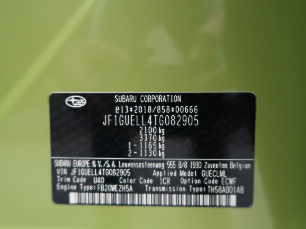 Subaru Crosstrek SUV 2,0 l 112 kw