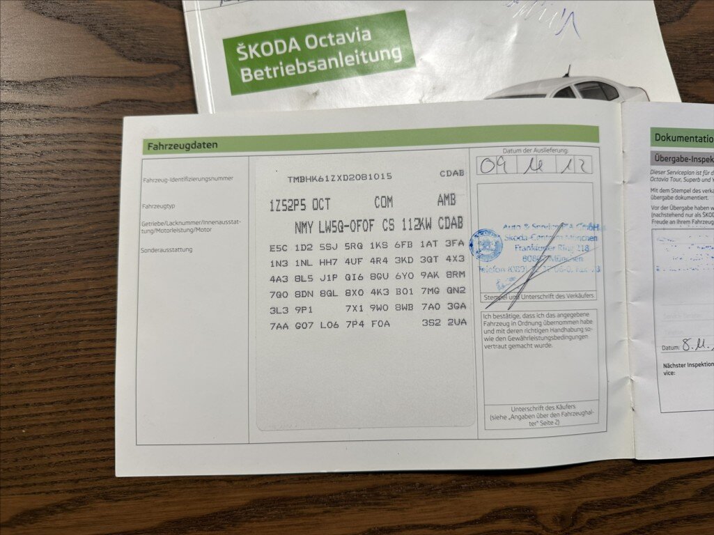 Škoda Octavia Kombi 1,8 l 112 kw