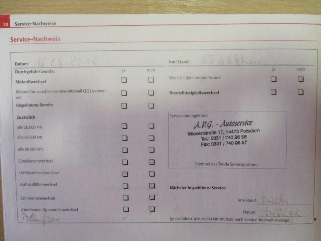 Škoda Fabia Kombi 1,2 l 51 kw