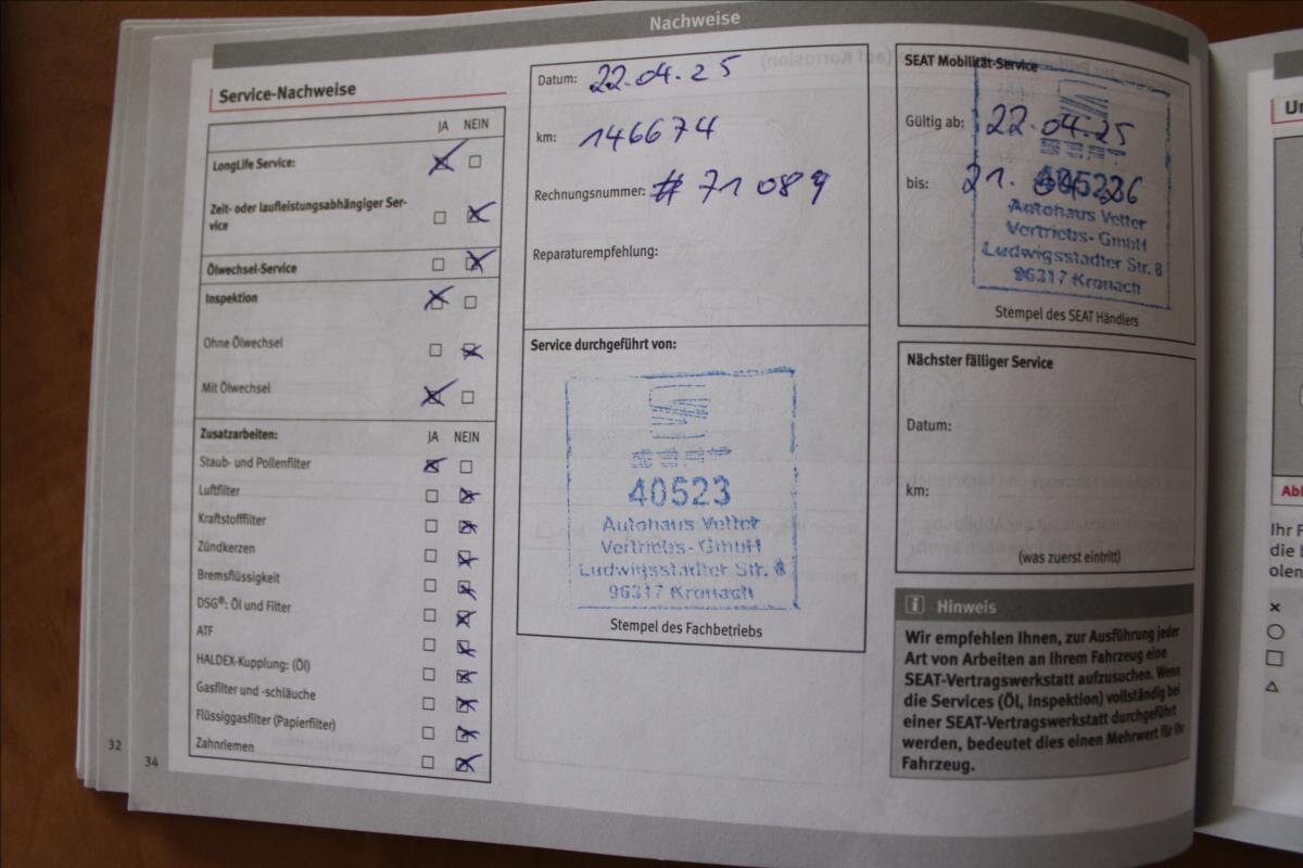 Seat Leon Kombi 1,6 l 85 kw