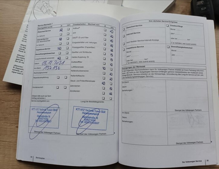 Volkswagen Touran MPV 1,4 l 103 kw