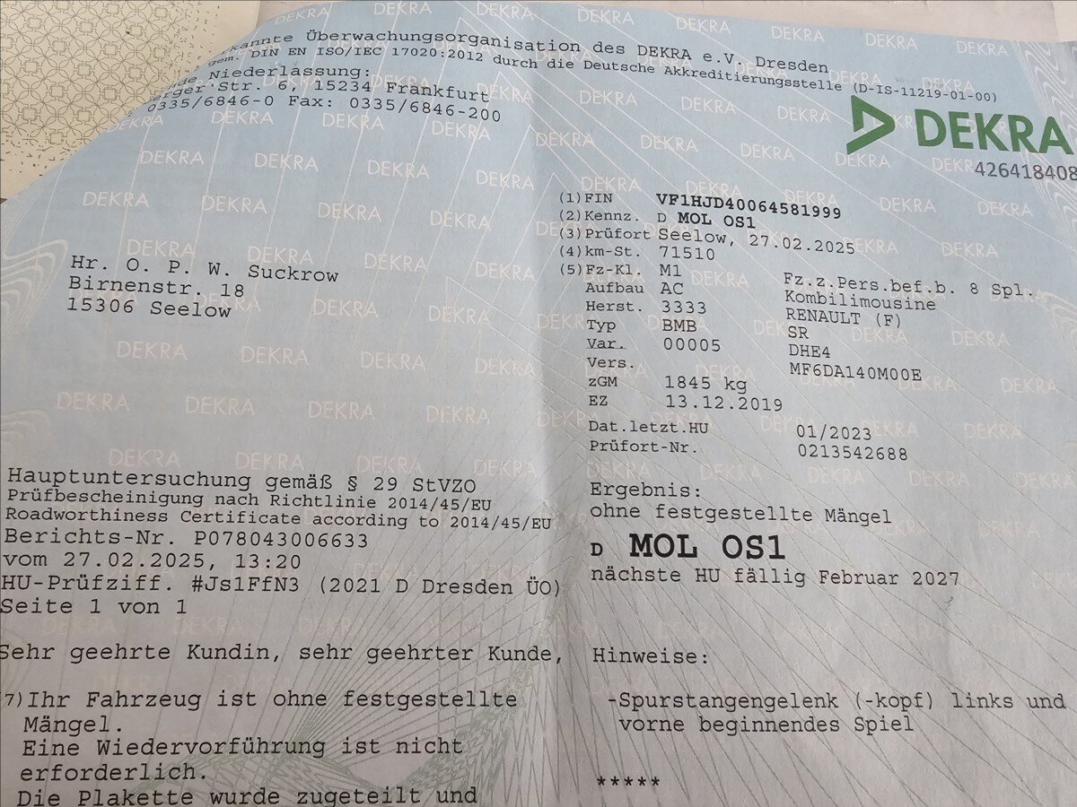 Dacia Duster Kombi 1,3 l 96 kw