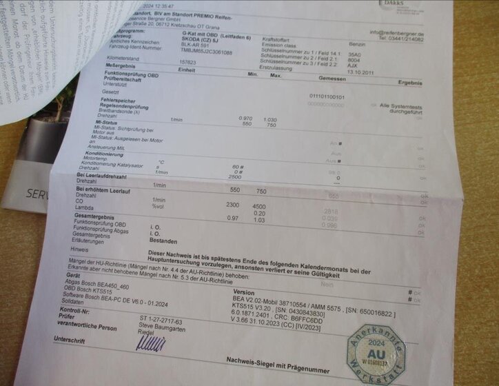 Škoda Fabia Kombi 1,2 l 63 kw