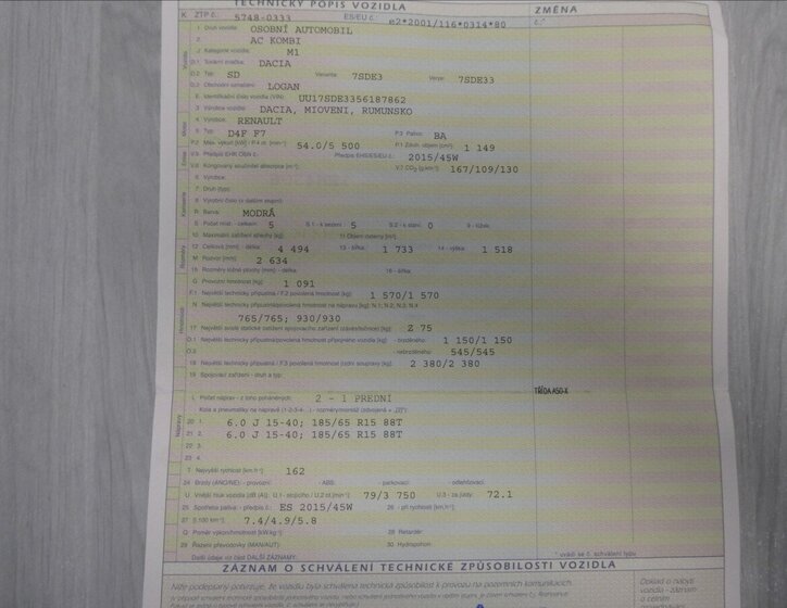 Dacia Logan Kombi 1,1 l 54 kw