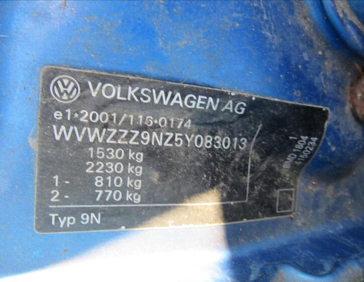 Volkswagen Polo Hatchback 1,2 l 40 kw