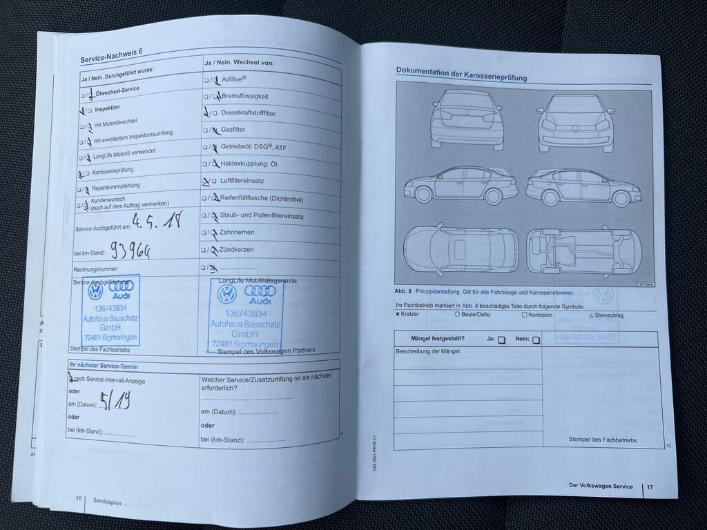 Volkswagen Touran MPV 1,6 l 77 kw