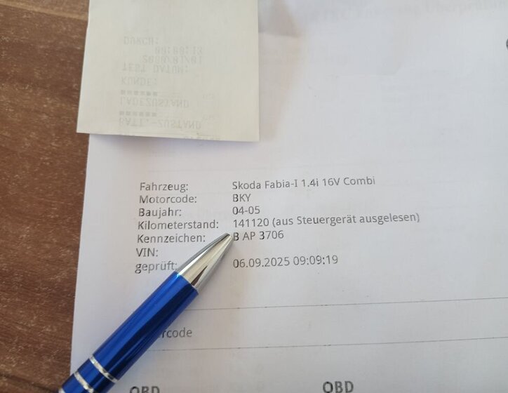 Škoda Fabia Kombi 1,4 l 55 kw