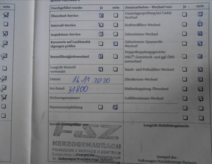 Volkswagen Transporter Kombi 2,0 l 75 kw