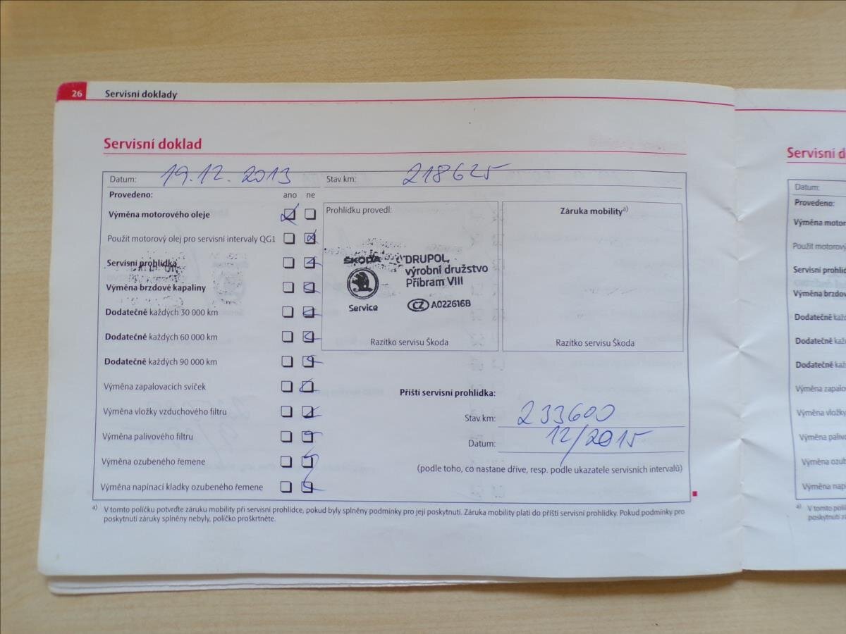 Škoda Octavia Sedan / Limuzína 1,8 l 118 kw